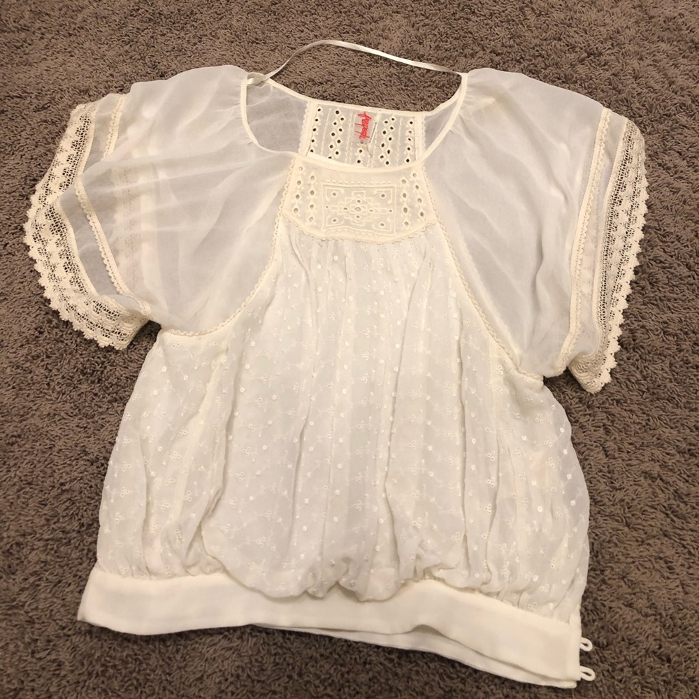 Free People Lace Top